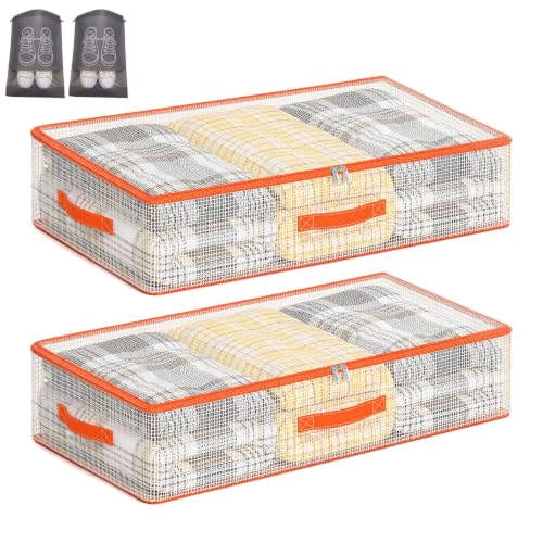 Bolsas de almacenamiento debajo de la cama para ropa de cama y edredones 2