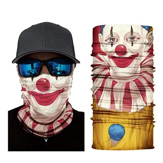 4Clean 3D tubhalsduk halsduk stormmask ansiktsmask huvudbonad utomhus bandana balaclava motorcykel skidor biker UV-skydd solskydd dammskydd mask (S111)