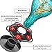 LUJII Hummingbird Feeder, Hand Blown Glass Hummingbird Feeder, Never Fade, 36 Fluid Ounces, 5 Feeding Metal Stations, Much Bigger, Garden Backyard Decorative, Containing Ant Moat (Blue)