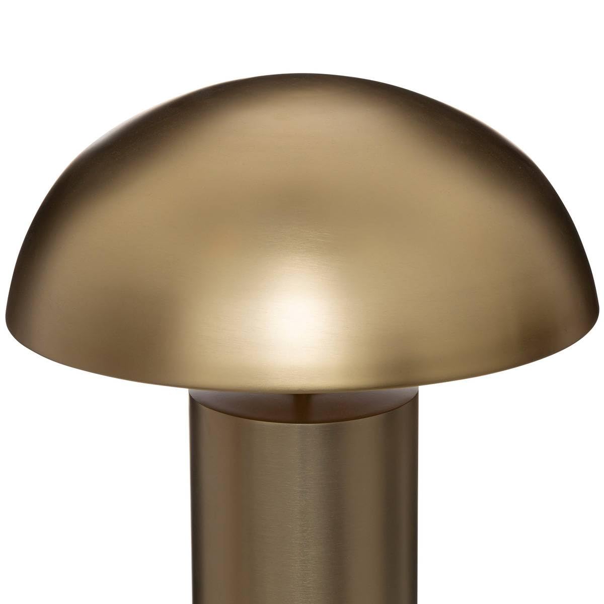 Atmosphera - Lampadaire Droit Champi en Acier - Doré - H 97cm - Secteur - Douille E27 - Style Rétro et Design - Idéale Chambre, Salon, Bureau - 40W Max