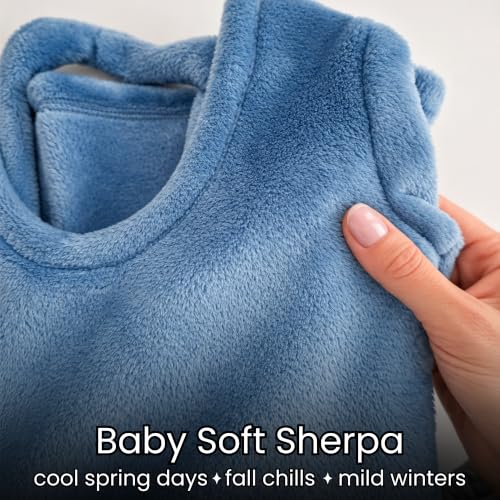 Image of Buckle Me Baby Car Seat Blanket - Wearable Car Seat Blankets for Babies - Carseat Blanket Made from Cozy Warm Sherpa