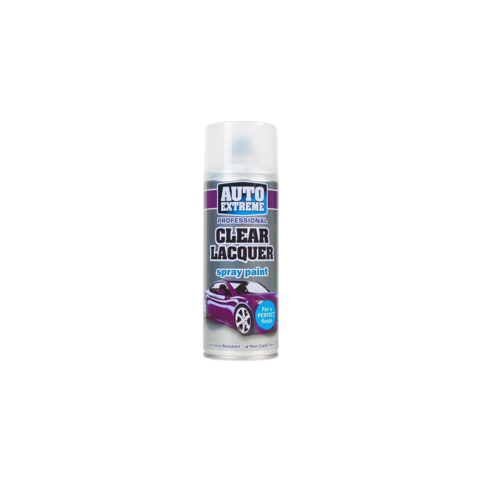 Pnjb 1 Pcs Clear Lacquer Gloss Finish Spray Paint, Non-Cracking, Quick-Drying Formula, Long-Lasting, Flexible Coating, Delivers Smooth, Consistent Coverage, 400Ml, (1 Pcs)