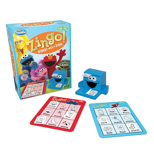 ThinkFun Sesame Street Zingo! Build Language Skills with All Your
