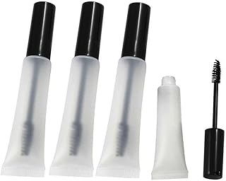 6 tubos vacíos de pestañas de plástico de 0.5...