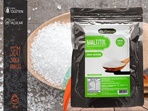 Maltitol Premium Cristal Adoçante Natural 1kg La Pianezza