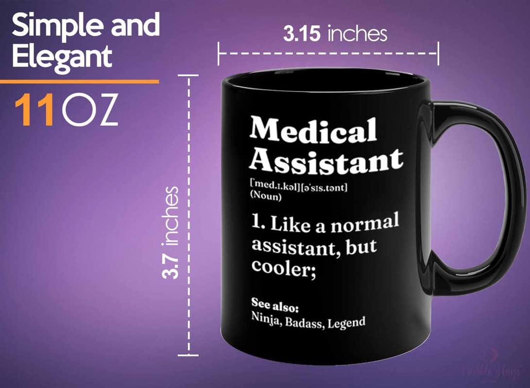 Pharmacist Coffee Mug 11oz Black - assistant definition - Nurse Doctor Chemist Pharmacy Technician Patient Practicioner Laboratory Research Technologist