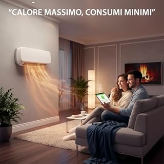 BRICOZONE Termoventilatore Ceramico Da Parete 2000W Con Telecomando Timer Programmabile Display LED Protezione IP22 Termostato Regolabile Riscaldamento Rapido Per Bagno Camera E Ufficio