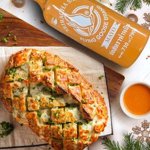 Image of Flying Goose Sriracha Mayo Sauce • Vegan • Gluten Free, 24.68 fl oz ℮ 730 ml (Pack of 2)