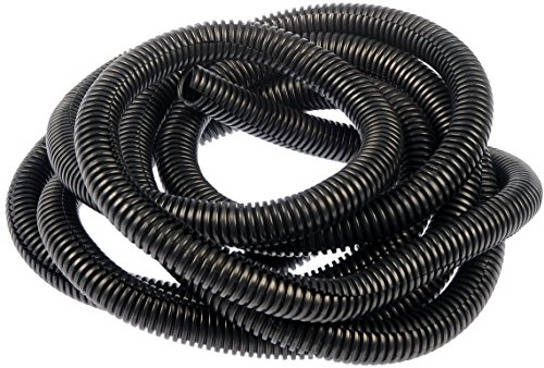 Dorman 86664 1/2 In. X 10 Ft. Black Flex Split Wire Conduit, 10 Pack