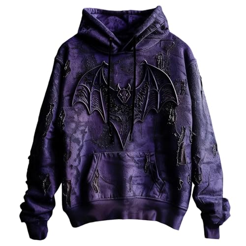 Sweatshirt homme en grande taille noir à imprimé anime japonais en coton confortable