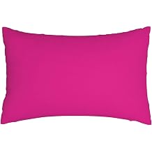 Darkmagenta Print Plush Pillow Cover with Zipper, Decorative Cushion Cover for Bedroom Living Room Insert Not Included