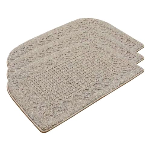 Cosy Homeer 3-Piece Anti-Fatigue Kitchen Mats Beige