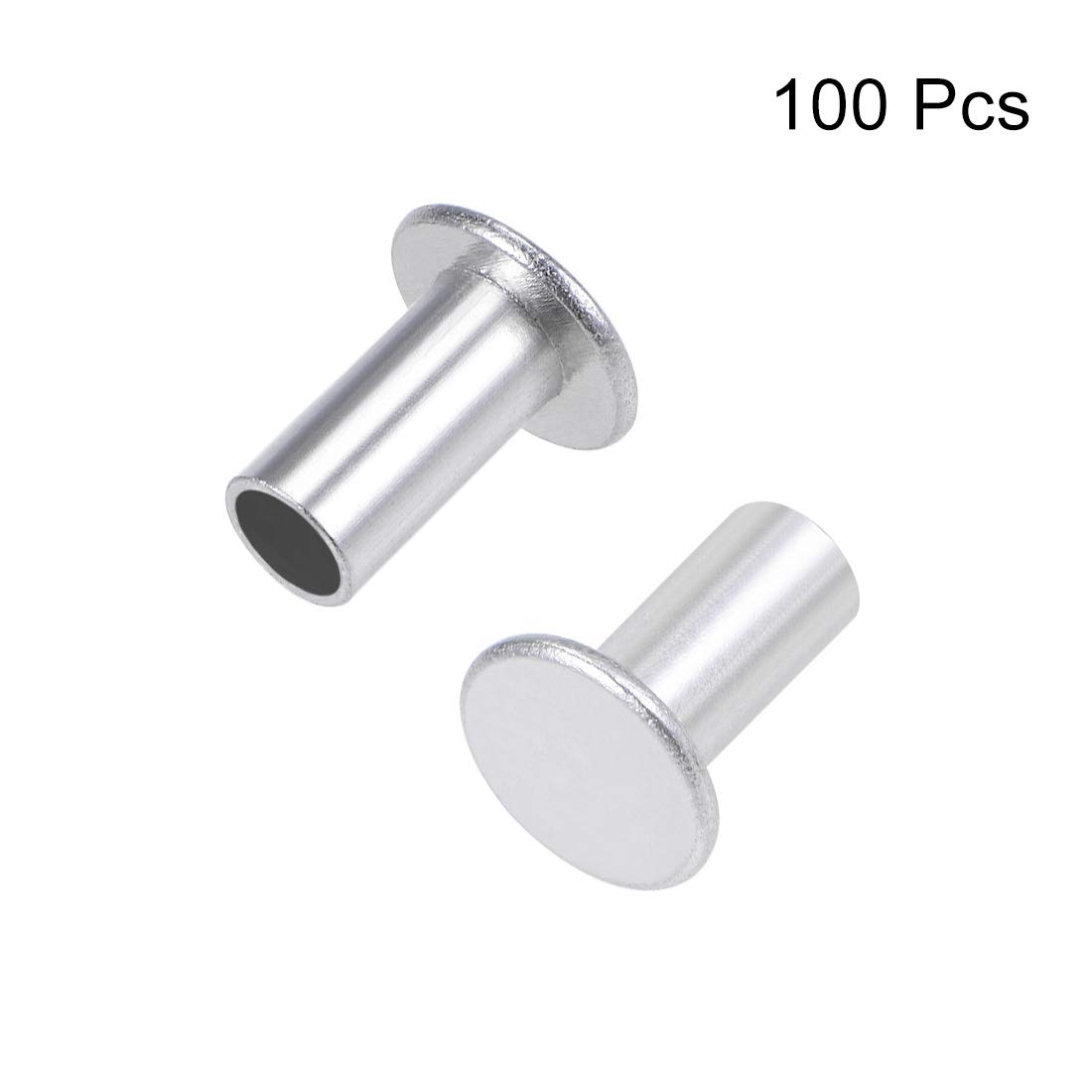 Aluminum Rivets - 100 Pack 6mm x 12mm -3 Aluminum Rivets - 100 Pack 6mm x 12mm -3