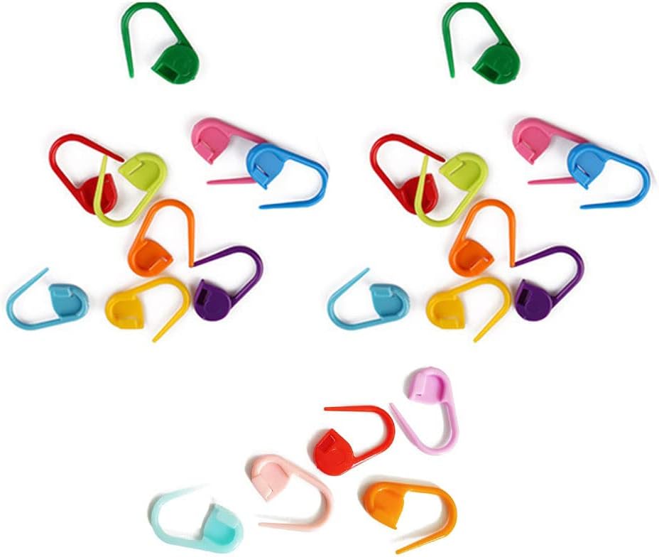 50 PCS Colorful Knitting Markers Crochet Clips Crochet Pins