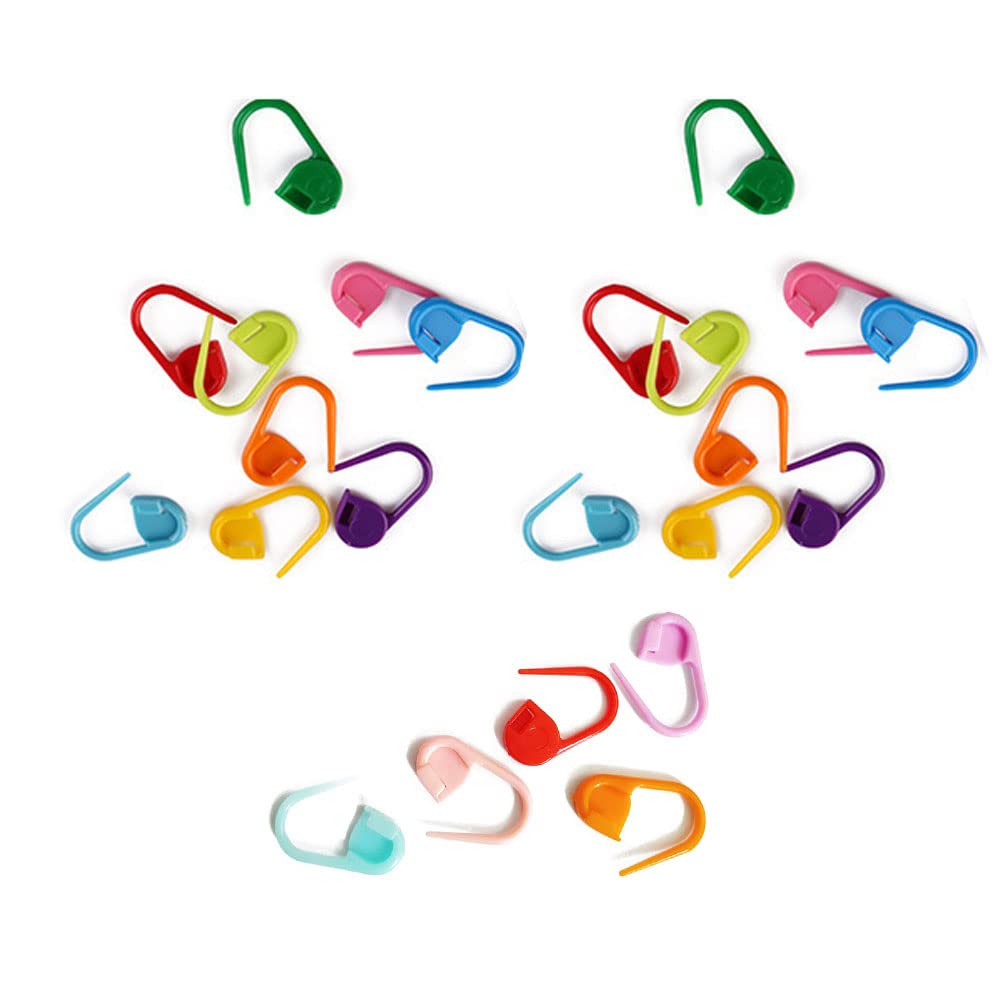 50 PCS Colorful Knitting Markers Crochet Clips Crochet Pins Bulk...