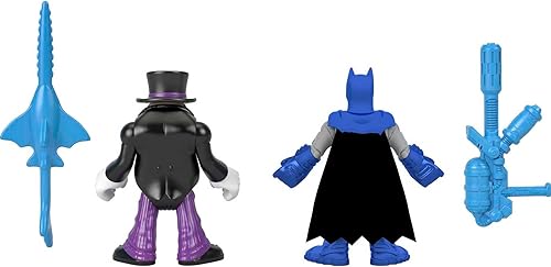 Miniatura 3 de Fisher-Price Imaginext DC Super Friends Batman & The Penguin - Juego de figuras para niños preescolares de 3 a 8 años