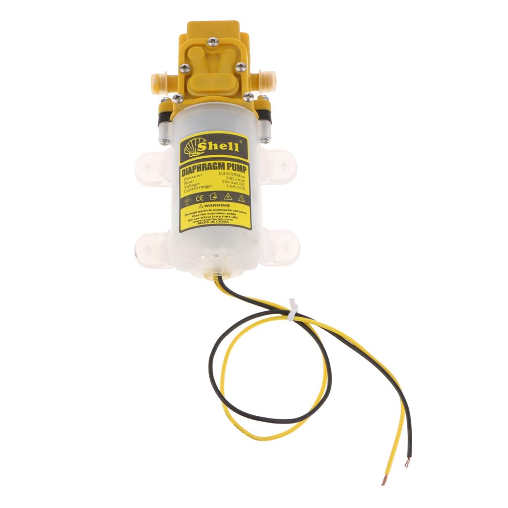 Auyxssz Energy Saving Diaphragm Pump 12V 60W High Pressure Water Applications With Low Consumption Low Consumption But High Efficiency Will Job For !