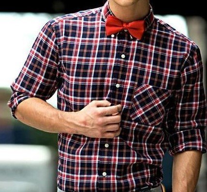 Tinyhi Men's Pre-Tied Satin Formal Tuxedo Bowtie Adjustable Length Satin Bow Tie Red One Size #TOP3