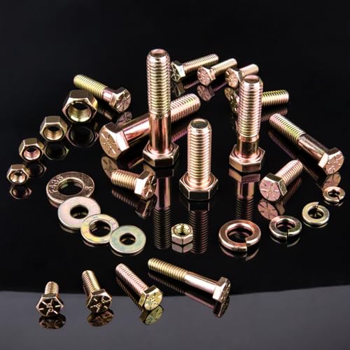 FOLIV 523PCS Grade 8 Bolts and Nuts Assortment Kit, Heavy Duty Nut and Bolt Assortment - image 3