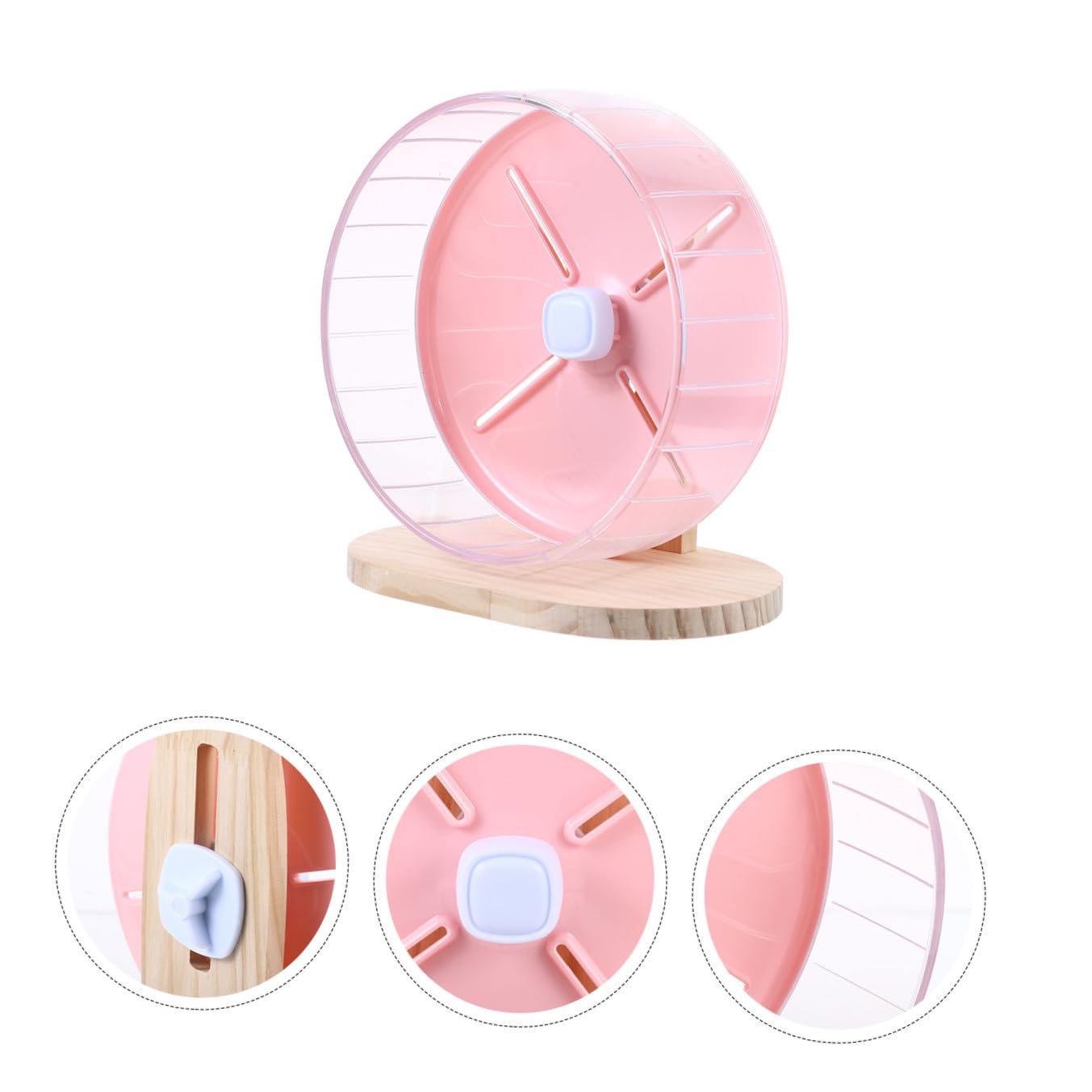 ERINGOGO 1ensemble Roue Silencieuse pour Hamster Et Petits Rongeurs avec Support Stable Idéale pour Chinchilla Écureuil Et Hérisson Accessoire De Jeu Amusant pour Animaux De Compagnie