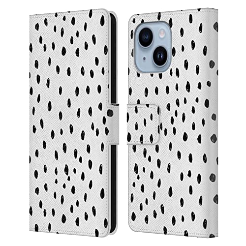 Étui en cuir iPhone 14 Plus Andrea Lauren finition premium