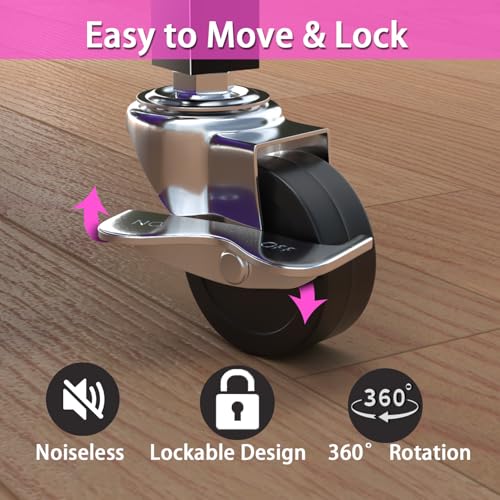 Lhysn Dumbbell Storage, Yoga Mat Weight Rack, with Wheels and Hooks, Gym Storage for Yoga Equipments, for Dumbbell, Yoga Block, Foam Roller, Workout Equipment Storage Organizer, for Home, Gym - Image 7