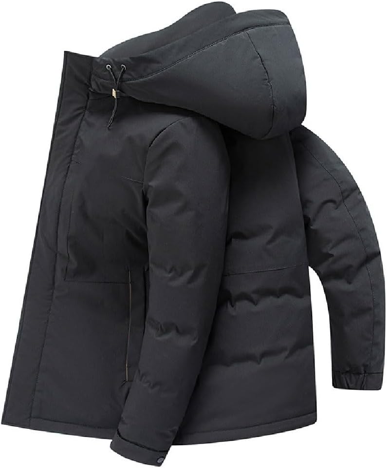 Outdoor Workwear Down Winter Warm Hooded Jacket for Men