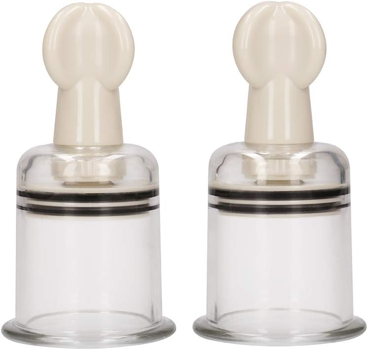 Shots Pumped Nipple Suction Set Rose Lrg PMP023TRA