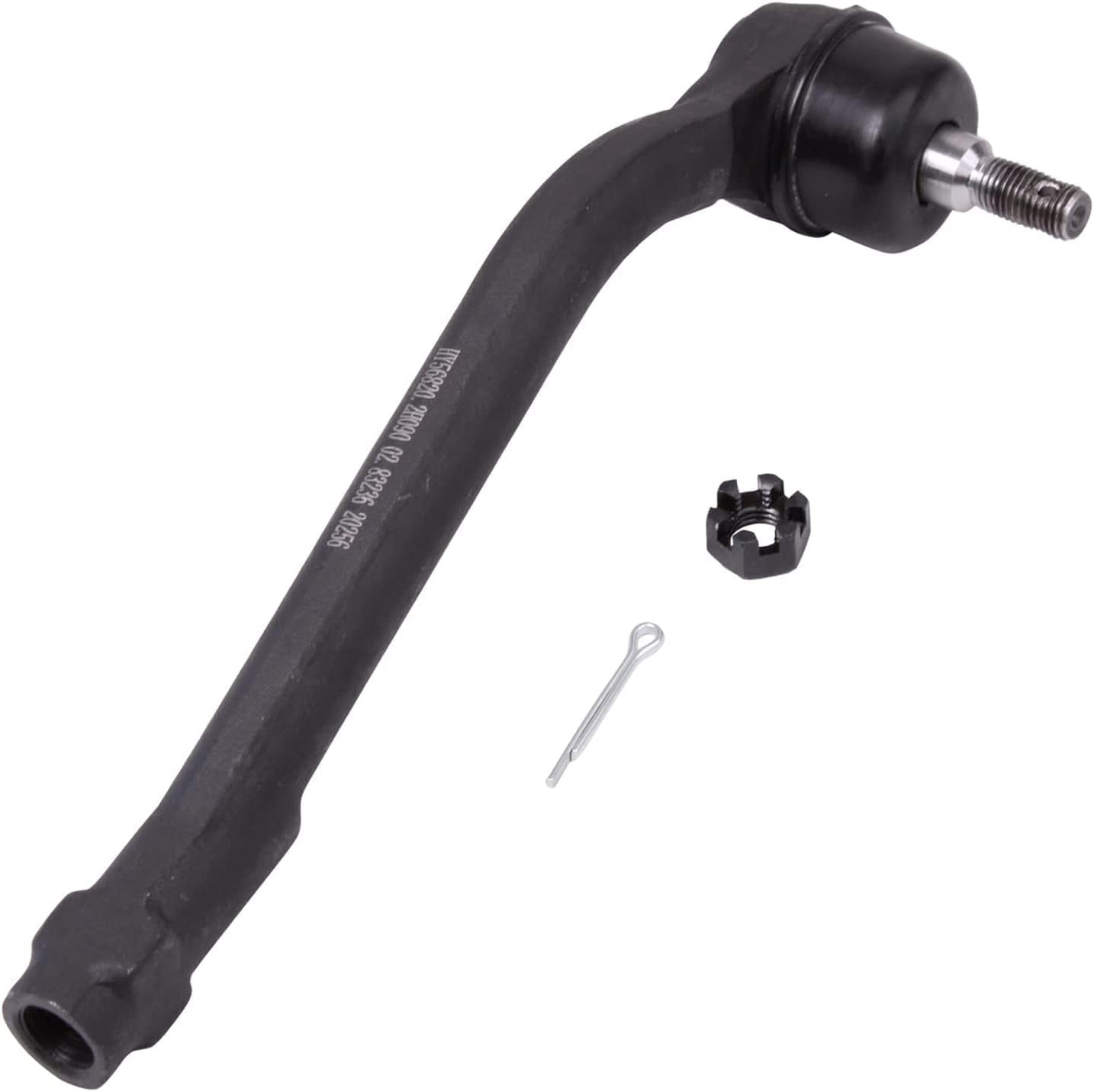 Detroit Axle - Front 4pc Tie Rods for Hyundai Elantra Forte Koup Forte5, 4 Inner & Outer Tie Rod Ends Replacement