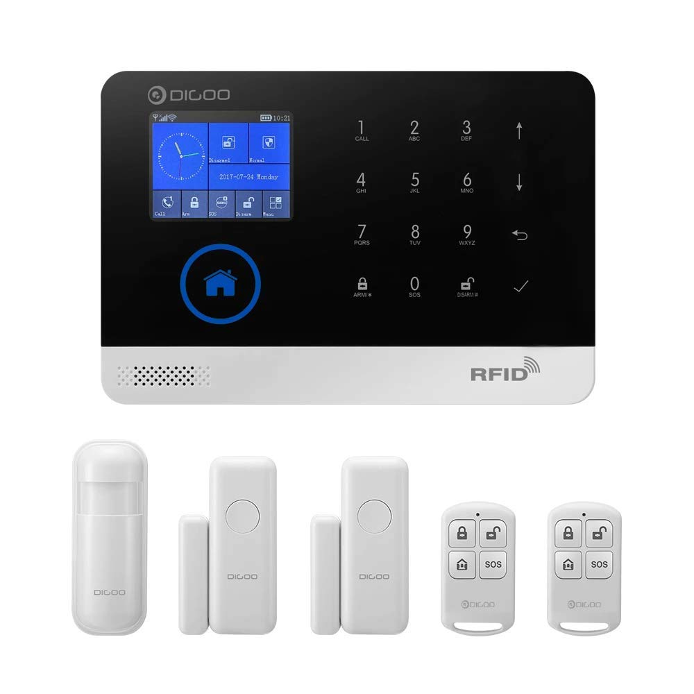 Digoo DG-HOSA Smart Home Security Alarm System with all components