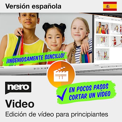 Nero Programa de edición de vídeo para principiantes | Nero Video | programa de edición de video | licencia ilimitada | 1 PC | Windows 11 / 10 / 8 / 7