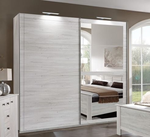 Beauty.Scouts Schwebetürenschrank Sweetness I Kleiderschrank, Weißeiche...