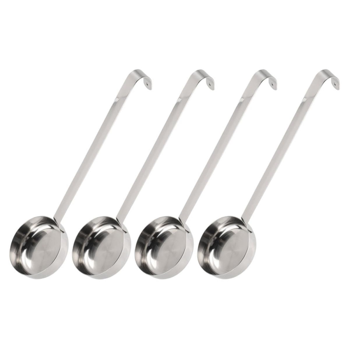 4 Cucharones Pequeños de Acero Inoxidable para Servir Salsa