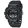 SMAEL Fashion Transparent Band Blue Shell Sport Quartz Watches Digital with Stopwatch Alarm Waterproof Casual Electronic Dual Time Wristwatch