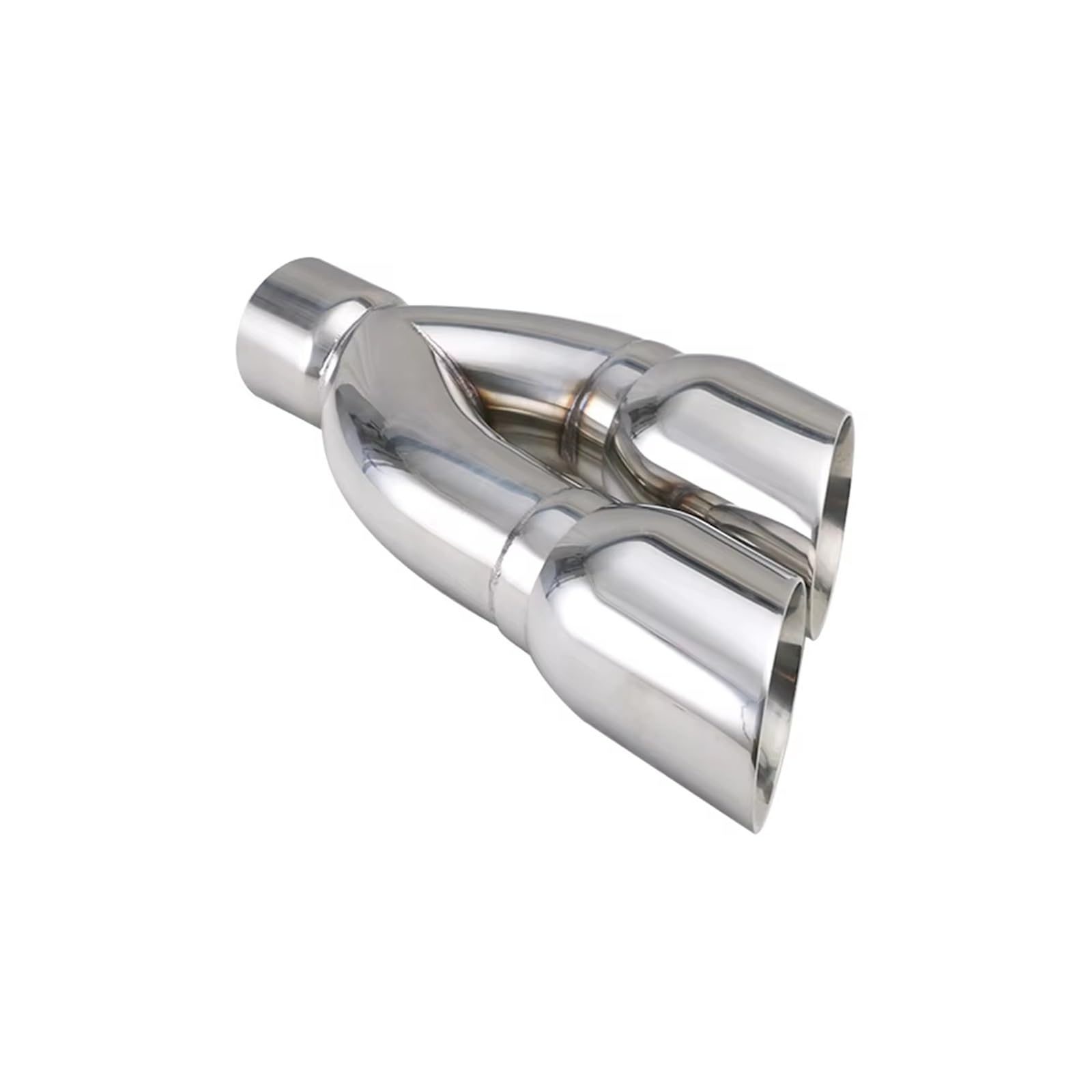 Tubo Punta Scarico Coda Auto Terminali Di Scarico Doppi In Acciaio Inossidabile Auto Interfaccia 80 Mm Uscita 102 Mm Terminale Di Scarico Per Auto