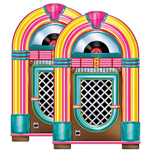 Beistle , 2 Piece Jukebox Cutouts, 3' by Beistle - Used condition - US$13.68