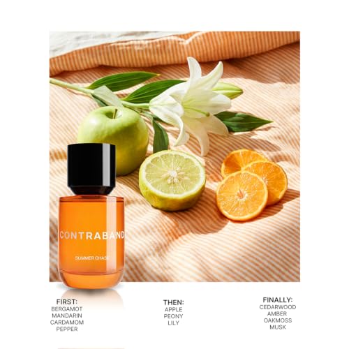 Image of Contraband Eau De Parfum - Summer Chase | Travel Size | Citrus, Musk and Amber Fragrance Notes | Citrusy Fresh & Long Lasting Spray Perfume For Men & Women | 30 ml