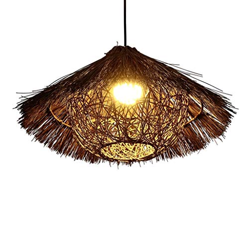 Lustre rotin créatif pour la décoration d'un magasin de vêtements