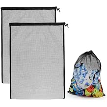 2 Pcs Mesh Dive Bag, Diving Mesh Bags with Shrink Lock, Nylon Drawstring Bag for Scuba Gear, Fit for Diving, Snorkeling
