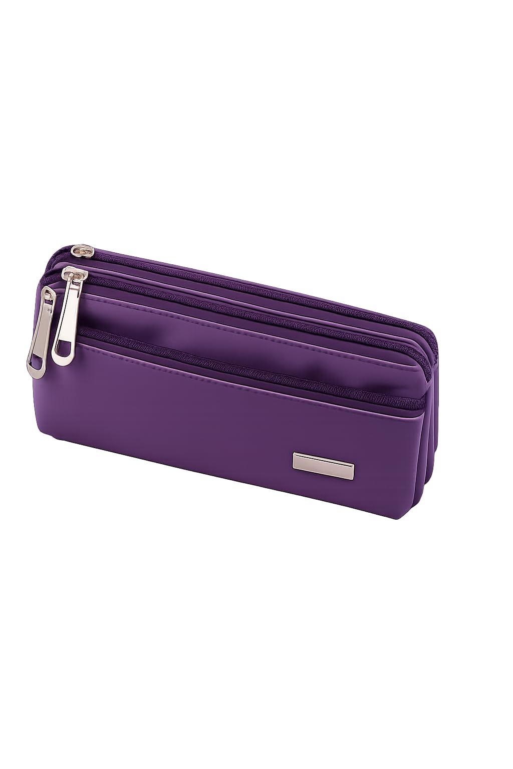 Women's PU Leather Clutch Wallet with Detachable Wrist Strap | Multi Zip Long Wallet | Mobile Phone Cash Card Holder | Travel Organizer Purse for Women-image-26