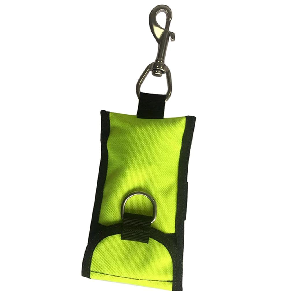 Colcolo Scuba Tauchen Einzelne Riffhaken Gurtband Clip & Aufbewahrungstasche