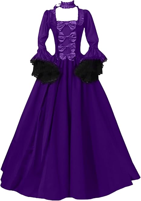 OIOLOYJM Renaissance Costume Women Medieval Sexy Plus Size Witch Vampire Gothic Halloween Costumes Woman 2025 Clothes Dresses