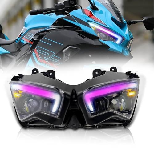 Amazon | Culon Kawasaki Ninja 400/650/250/zx4r ヘッドライト Ninja