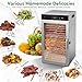 Food Dehydrator Machine 18 Stainless Steel Trays 1000W Commercial Food Dehydrator with 24H Digital Timer LED Temperature Control Food Dryer Beef Jerky Maker for Dehydrated Meat Fruit Herb