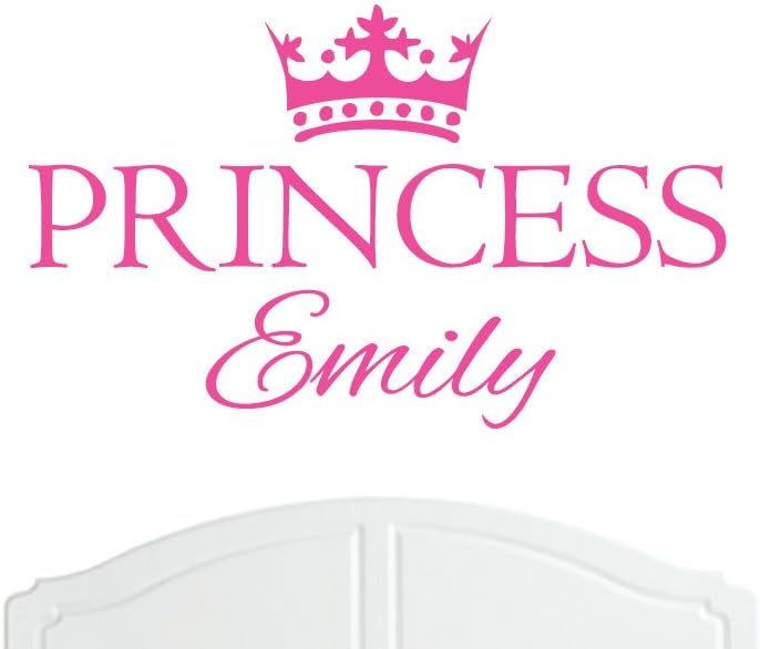 Crown Princess Emily Large Wall Sticker/Vinyl Decal Bed Room/Nursery Art Girl/Baby - Choice of Size and Colours