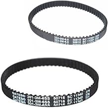 Replacement for Bissell 1548, 1550, 1551, Serie Pro Heat R Vacuum Cleaner Small and Large Geared Belts