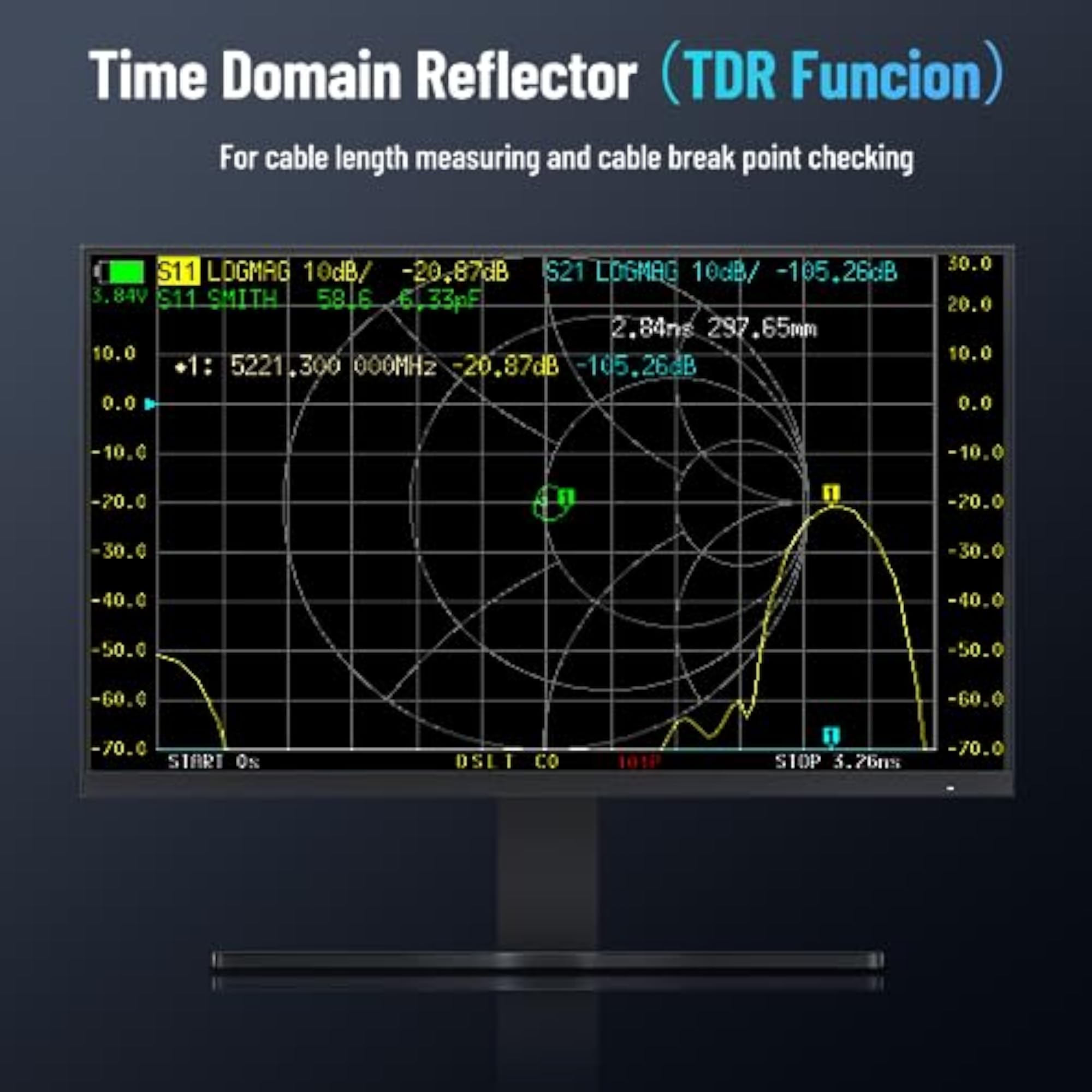 NanoVNA-F V3 Vector Network Analyzer for Antenna Analysis