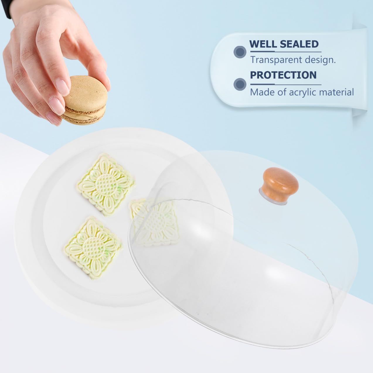 Multi-functional Food Cover Dome Dish Cover for Storage Containers Protector for Home
