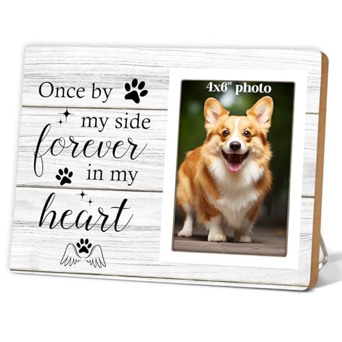 Memorial Picture Frame, Dog and Cat Memorial Photo Frame, Pet Mem...