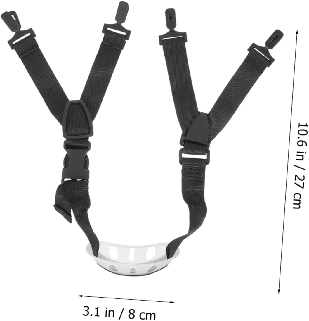 KICHOUSE 2pcs Hard Hat Chin Straps Adjustable Durable Chin Protector for Safety Helmet Youth